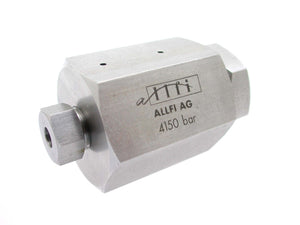 Allfi Waterjet 1/4" to 9/16" Reducer Coupling, 60k Standard/Imperial, Female to Female