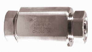 Allfi Waterjet 9/16" Ultra High Pressure Coupling - 90kpsi - Metric Thread